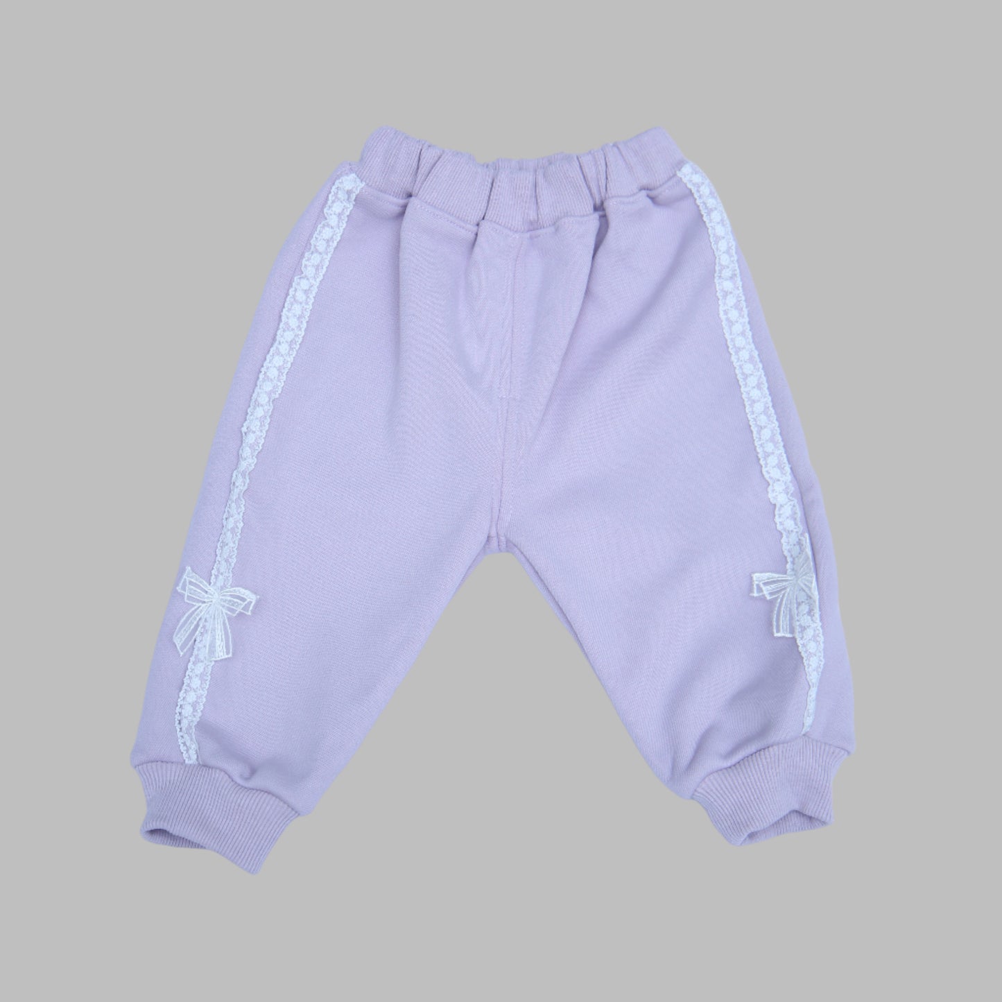 Cute Bear 2-Piece Baby Girl Outfit – Sweatshirt & Pants Set