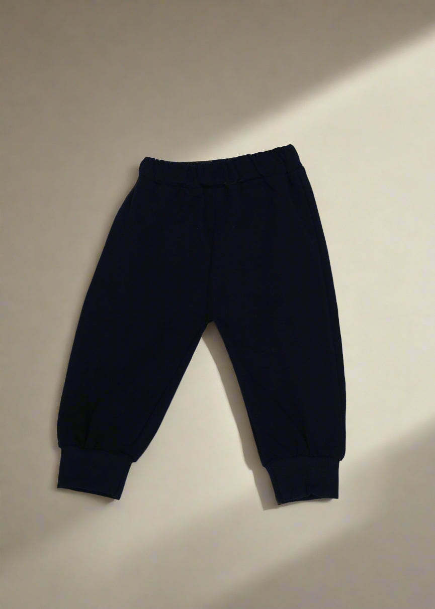 Black pants on a white background