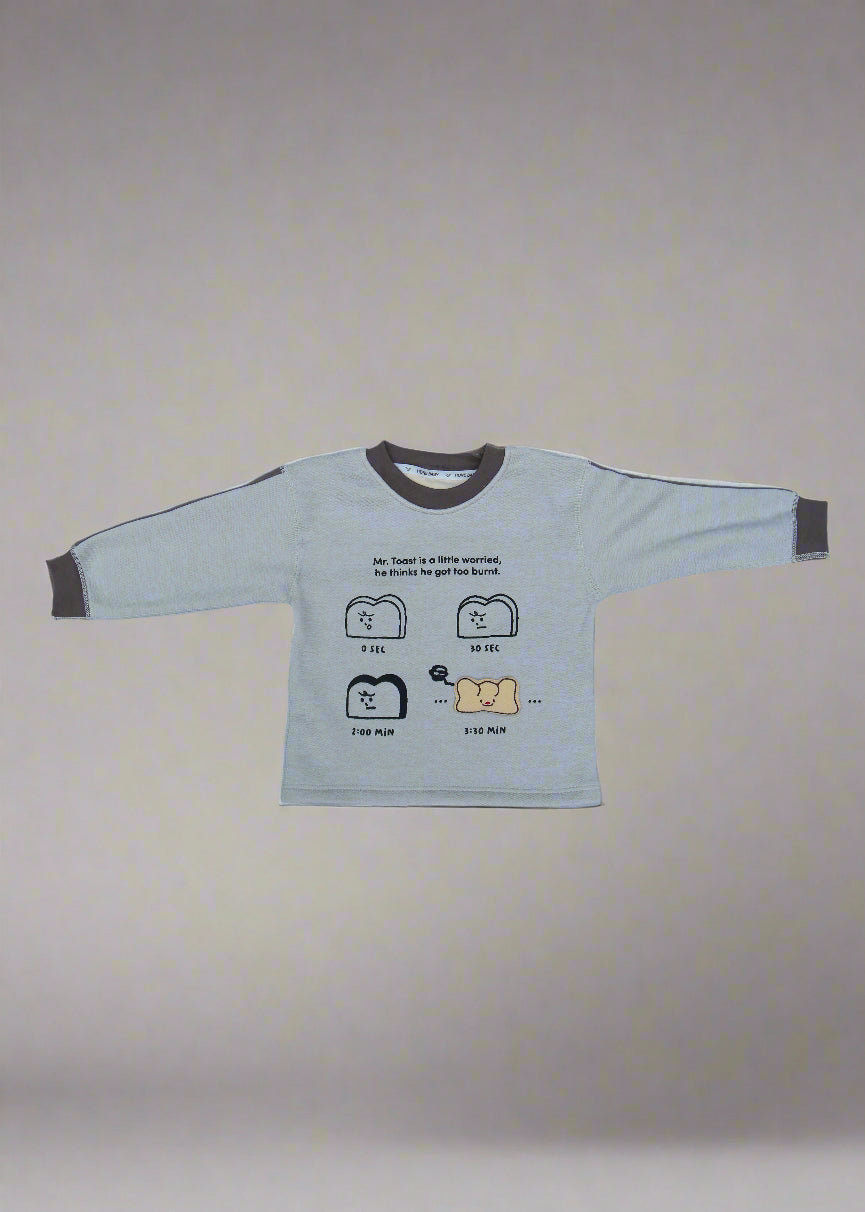 T-shirt with cartoon design on a white background