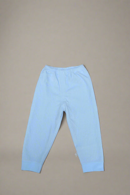 Light blue long-sleeve shirt on a white background