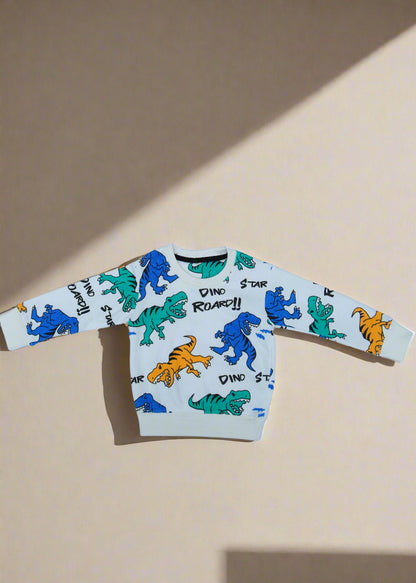 Roar & Run Dino Tracksuit – Cozy Fleece