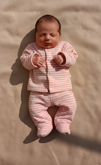 2-Piece Pink &amp; White Line 2-Piece Pink &amp; White Line Bear Set for Newbornhant  for Newborn